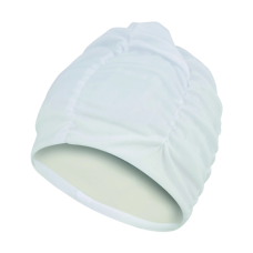 Fashy , FASHY Ruched Fabric Womens Swim Cap , White