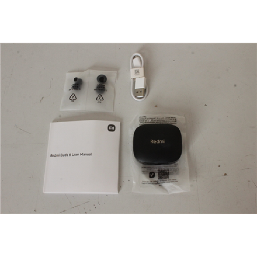 SALE OUT. Xiaomi Redmi Buds 6, Night Black , Xiaomi Redmi Buds 6 , Built-in microphone , Bluetooth , Night Black , DEMO, SCRATCHED