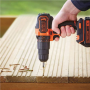 BLACK & DECKER Impact driver-drill , BDCHD18-QW , 18 V , 1.5 Ah , Li-Ion