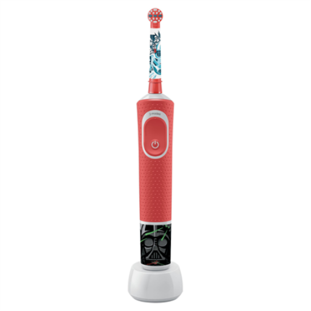 Oral-B Star wars Electric Toothbrush D100 Rechargeable, For kids, Number of teeth brushing modes 2, Red/White