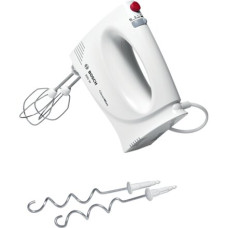 Bosch , Hand Mixer , MFQ3030 , Hand Mixer , 350 W , Number of speeds 4 , Stainless steel/Plastic , Turbo mode , White Bosch , Hand Mixer , MFQ3030 , Hand Mixer , 350 W , Number of speeds 4 , Stainless steel/Plastic , Turbo mode , White