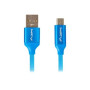 Lanberg , USB Micro to USB-A 2.0 Cable Blue Premium QC 3.0, 1 m , CA-USBM-20CU-0010-BL , USB Micro to USB Type-A
