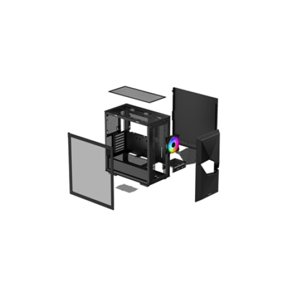 Deepcool , MID TOWER CASE , CYCLOPS BK , Side window , Black , Mid-Tower , Power supply included No , ATX PS2