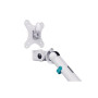 Digitus Desk Mount , Tilt, rotation, pivot , Dual design monitor mount, 2x 35, 2x 10 kg , 35 , Maximum weight (capacity) 20 kg , White