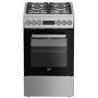 BEKO Cooker , FSM52321DXDT , Hob type Gas , Oven type Electric , Stainless Steel , Width 50 cm , Depth 60 cm , Grilling , Energy efficiency class A , 60 L