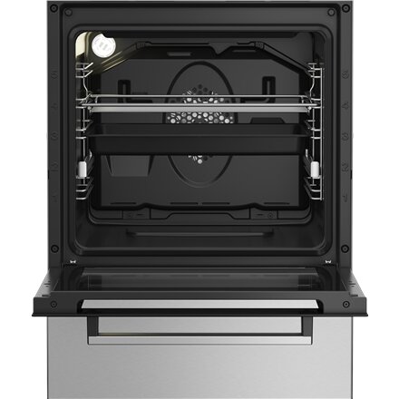 BEKO Cooker , FSM52321DXDT , Hob type Gas , Oven type Electric , Stainless Steel , Width 50 cm , Depth 60 cm , Grilling , Energy efficiency class A , 60 L