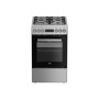 BEKO Cooker , FSM52321DXDT , Hob type Gas , Oven type Electric , Stainless Steel , Width 50 cm , Depth 60 cm , Grilling , Energy efficiency class A , 60 L