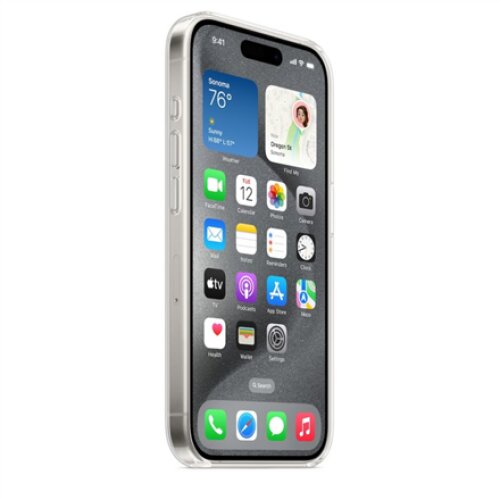 Apple , Clear Case with MagSafe , Case with MagSafe , Apple , iPhone 15 Pro , Polycarbonate , Clear