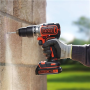 BLACK & DECKER 18V Drill Driver with 2x2.0 Ah Batteries , BCD383D2XK-QW