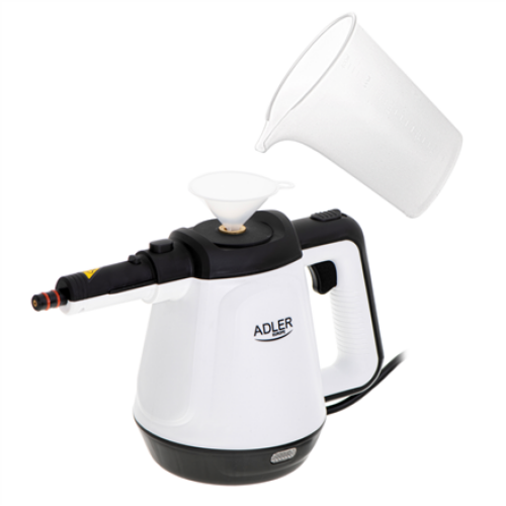 Adler , Steam cleaner , AD 7038 , Power 1200 W , Steam pressure 3.5 bar , Water tank capacity 0.45 L , White/Black