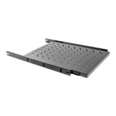 Lanberg 19 Sliding Shelf 1U/465x750mm , AK-1011-B , Black