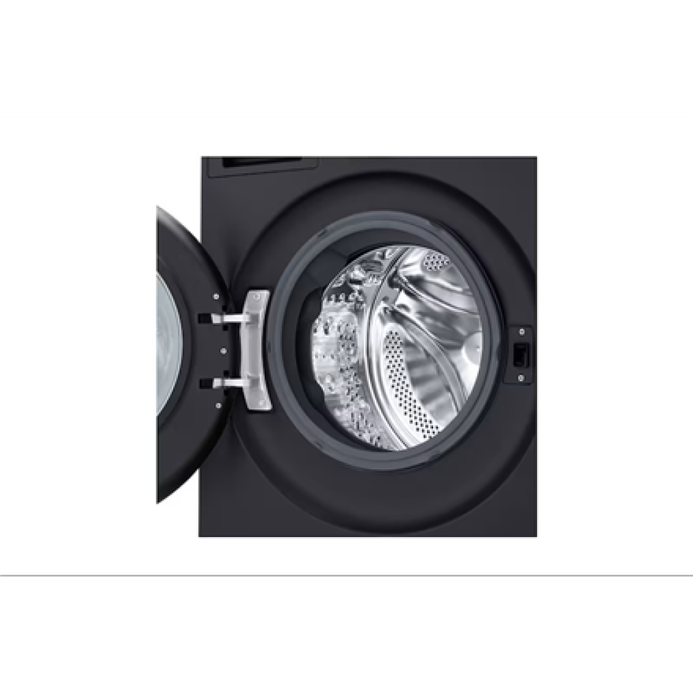 LG , Washing Machine , F2X70S9TSB , Energy efficiency class A , Front loading , Washing capacity 9 kg , 1200 RPM , Depth 47.5 cm , Width 60 cm , Display , LED , Steam function , Matte Black