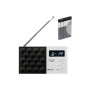 Adler , Digital Radio - PLL AM/FM , AD 1908 , Alarm function , White/Black