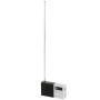 Adler , Digital Radio - PLL AM/FM , AD 1908 , Alarm function , White/Black