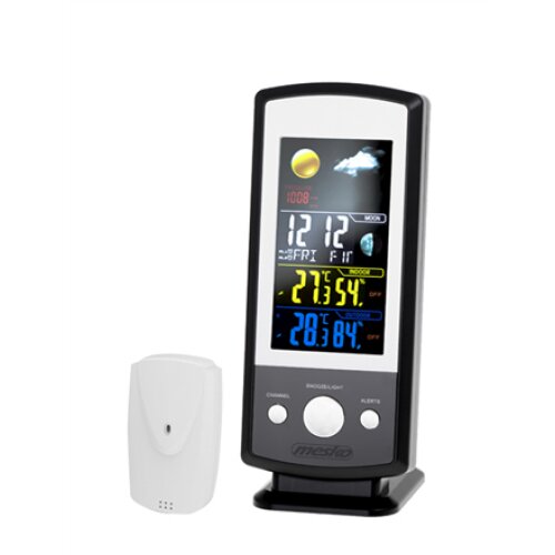 Mesko , MS 1177 , Black , Colorful Digital Display , Weather station