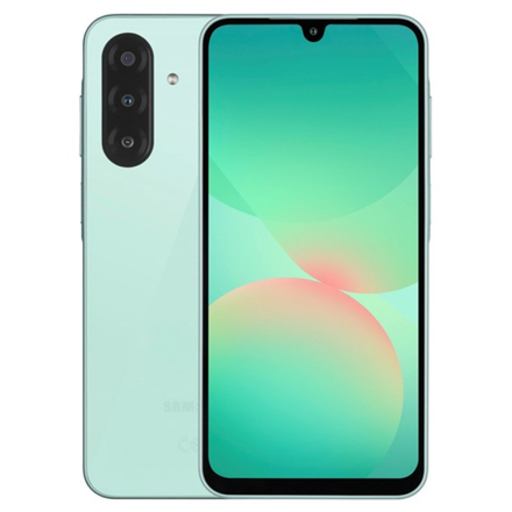 Samsung , Galaxy , A26 (A266) , Mint , 6.7 , Super AMOLED , 1080 x 2340 pixels , Exynos , 1380 , Internal RAM 6 GB , 128 GB , Dual SIM , 3G , 4G , 5G , Main camera resolution 50+8+2 MP , Secondary camera resolution 13 MP , Android , 5000 mAh