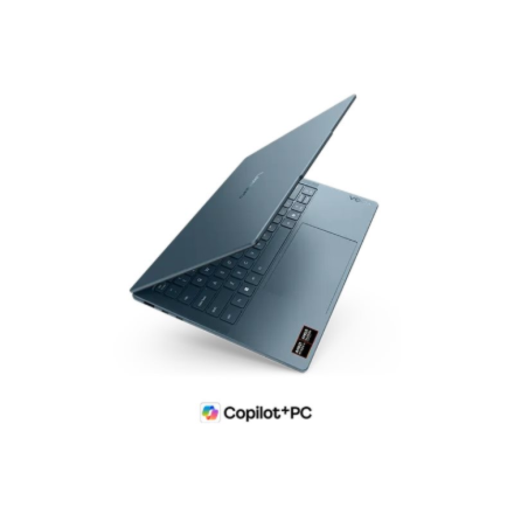 Lenovo Yoga Slim 7 14AKP10 AMD , Tidal Teal , 14 , OLED , WUXGA , 1920 x 1200 pixels , Glossy , AMD Ryzen AI 7 , 350 , 16 GB , Soldered LPDDR5X , Solid-state drive capacity 512 GB , AMD Radeon 860M Graphics , Windows 11 Home , 802.11be , Bluetooth version