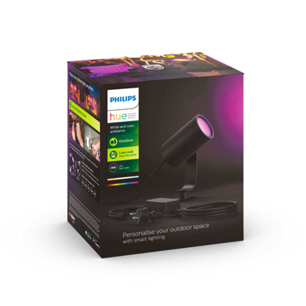 Philips Hue WCA Lily Outdoor Spot Light Base 24V , 8 W , 2200-6500 BBL CCT range