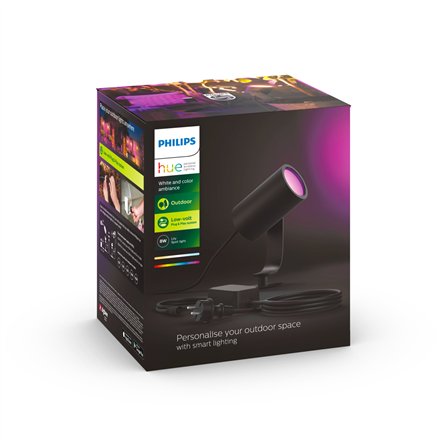 Philips Hue WCA Lily Outdoor Spot Light Base 24V , 8 W , 2200-6500 BBL CCT range