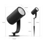 Philips Hue WCA Lily Outdoor Spot Light Base 24V , 8 W , 2200-6500 BBL CCT range