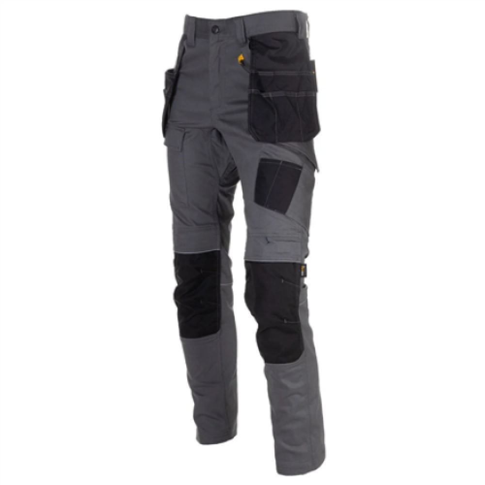 CAT Mens Work Trouser Trade Pocket 34/34 Black