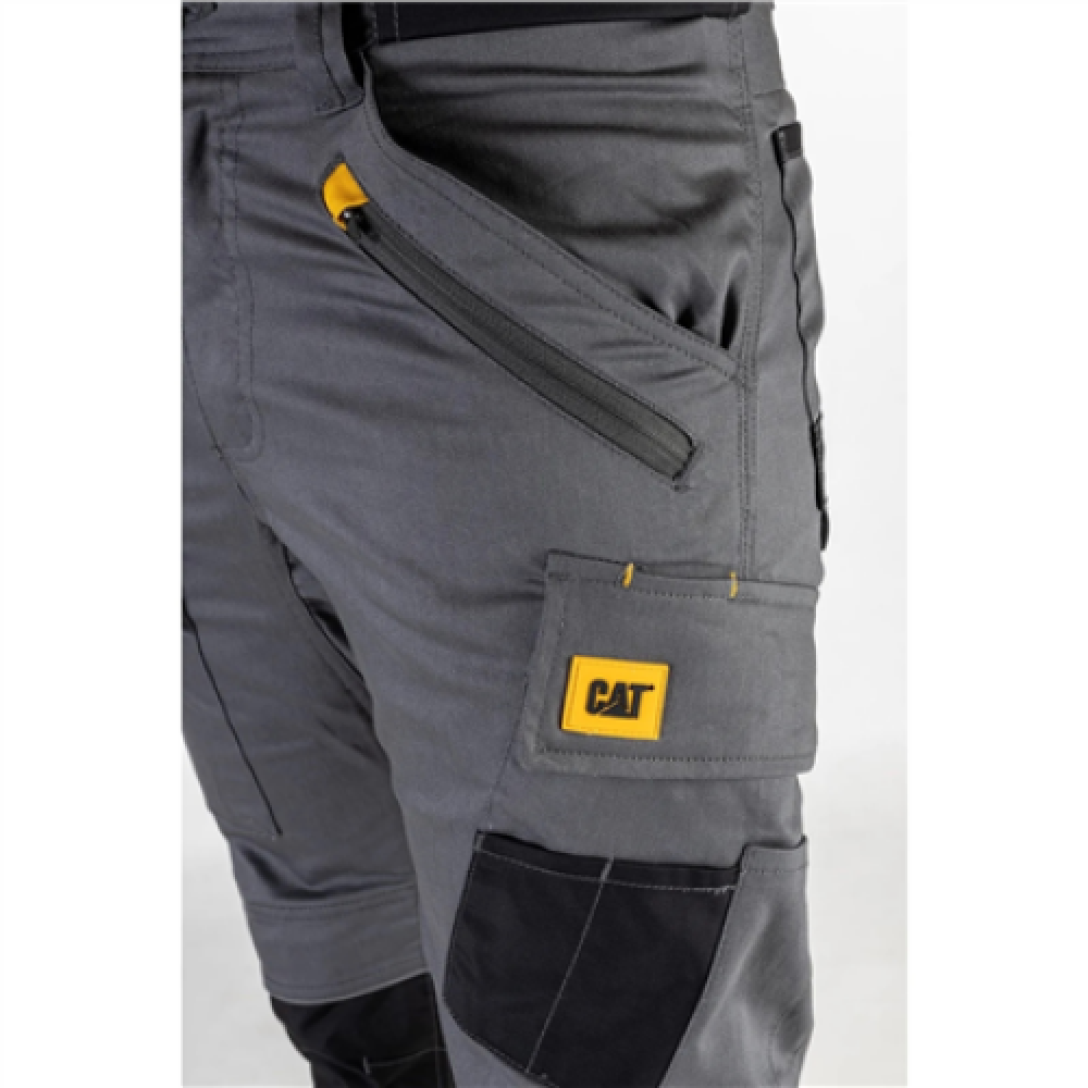 CAT Mens Work Trouser Trade Pocket 34/34 Black