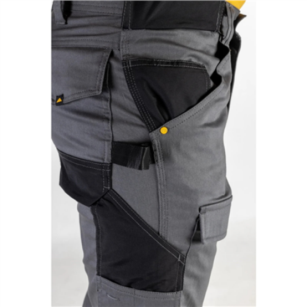 CAT Mens Work Trouser Trade Pocket 34/34 Black