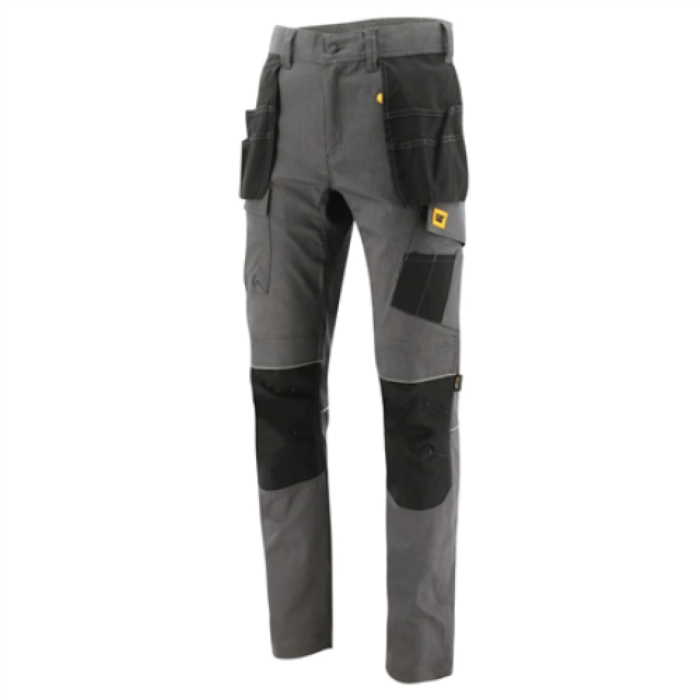 CAT Mens Work Trouser Trade Pocket 34/34 Black