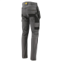 CAT Mens Work Trouser Trade Pocket 34/34 Black