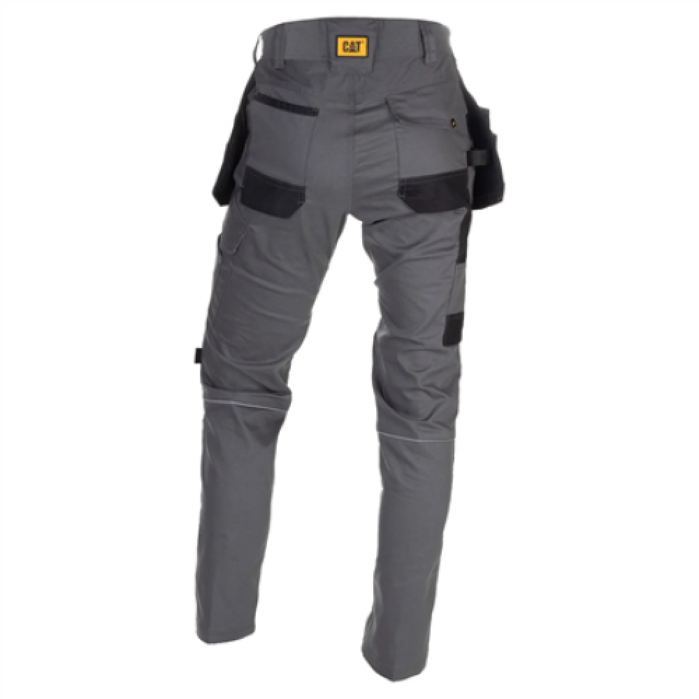 CAT Mens Work Trouser Trade Pocket 34/34 Black