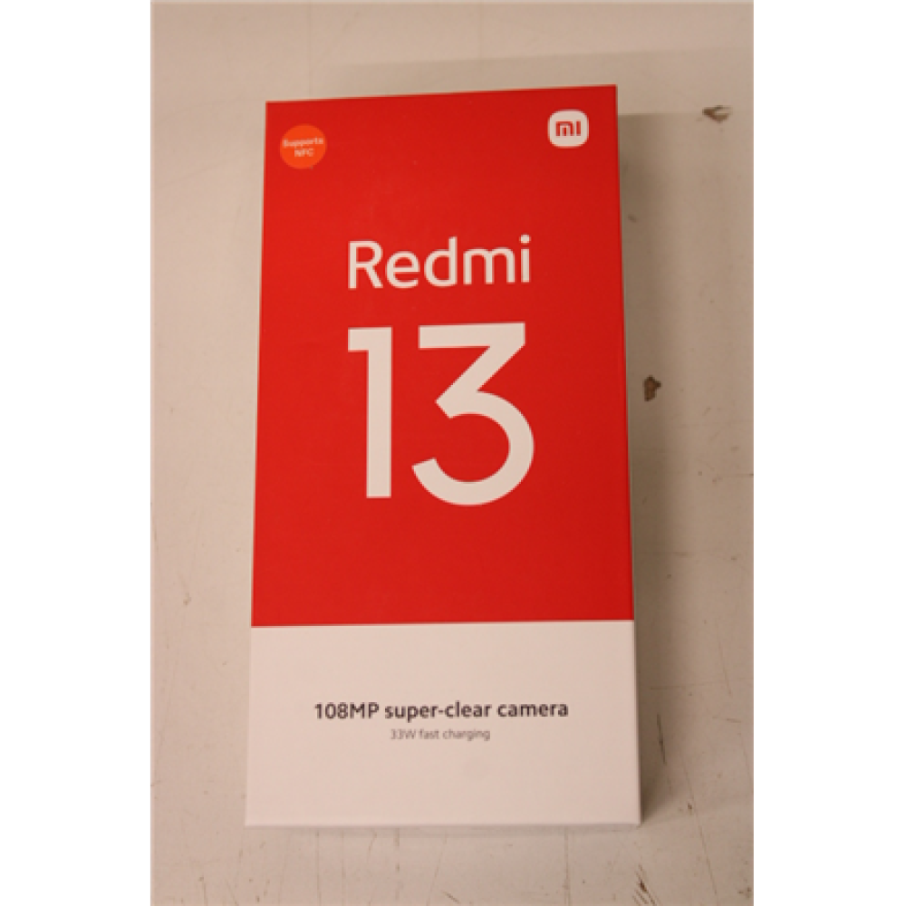 SALE OUT. Redmi 13 (Midnight Black) DS 6.79“ IPS LCD 1080x2460/2.0GHz&1.8GHz/128GB/6GB RAM/Android 14/microSDXC/WiFi,BT/5G,MZB0GZ5EU , Xiaomi Phones , Redmi , 13 , Midnight Black , 6.79 , IPS LCD , 1080 x 2460 pixels , Mediatek , Internal RAM 6 GB , 1