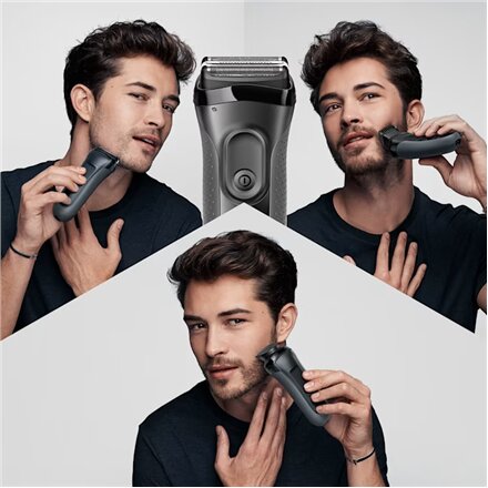Braun Shave&Style Shaver , 3000BT Series 3 , Operating time (max) 45 min , NiMH , Black