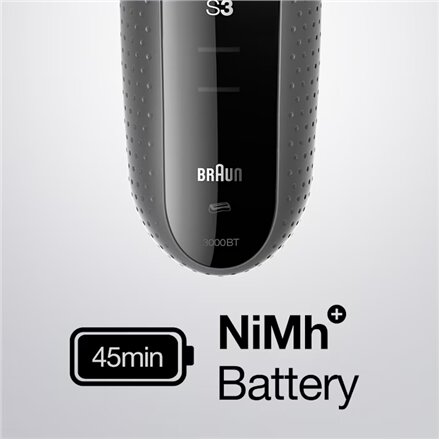 Braun Shave&Style Shaver , 3000BT Series 3 , Operating time (max) 45 min , NiMH , Black