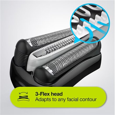 Braun Shave&Style Shaver , 3000BT Series 3 , Operating time (max) 45 min , NiMH , Black