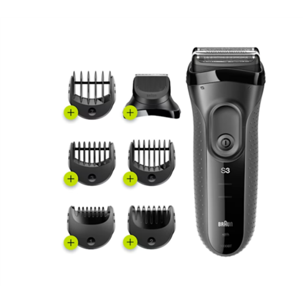 Braun Shave&Style Shaver , 3000BT Series 3 , Operating time (max) 45 min , NiMH , Black