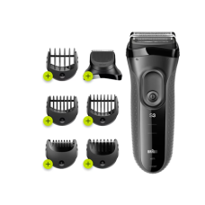 Braun Shave&Style Shaver , 3000BT Series 3 , Operating time (max) 45 min , NiMH , Black
