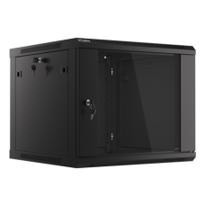 Lanberg , Rack cabinet 19 wall-mount 9U/600x600 (flat pack) V2 , WF01-6609-10B , Black