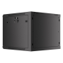 Lanberg , Rack cabinet 19 wall-mount 9U/600x600 (flat pack) V2 , WF01-6609-10B , Black