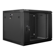 Lanberg Rack cabinet 19 wall-mount 9U/600x600 (flat pack) V2, black , Lanberg