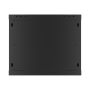 Lanberg , Rack cabinet 19 wall-mount 9U/600x600 (flat pack) V2 , WF01-6609-10B , Black