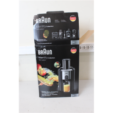 SALE OUT. Braun J500 Multiquick 5 Juicer, Black , Braun , J 500 Multiquick 5 , Type Juicer , Black , 900 W , Number of speeds 2 , DAMAGED PACKAGING, CRACKED CONTAINER SIDE