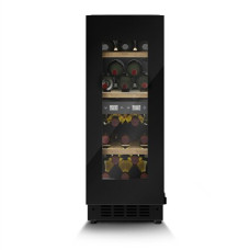 Caso Wine cooler , WineDeluxe WDU 18 , Energy efficiency class F , Built-in , Bottles capacity 18 , Black