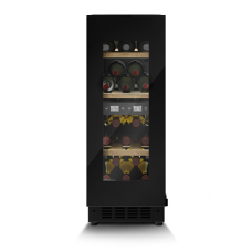 Caso Wine cooler , WineDeluxe WDU 18 , Energy efficiency class F , Built-in , Bottles capacity 18 , Black