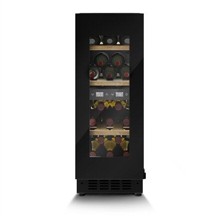Caso Wine cooler , WineDeluxe WDU 18 , Energy efficiency class F , Built-in , Bottles capacity 18 , Black