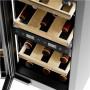 Caso Wine cooler , WineDeluxe WDU 18 , Energy efficiency class F , Built-in , Bottles capacity 18 , Black