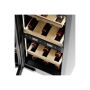 07719 Caso Wine cooler , WineDeluxe WDU 18 , Energy efficiency class F , Built-in , Bottles capacity 18 , Black
