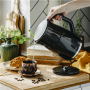 Adler Kettle with LED display , AD 1350 , Electric , 2200 W , 1.7 L , Stainless Steel , 360° rotational base , Black