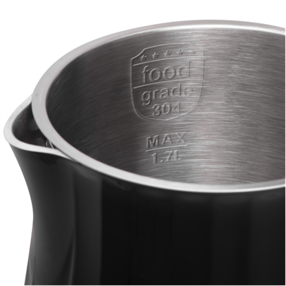 Adler Kettle with LED display , AD 1350 , Electric , 2200 W , 1.7 L , Stainless Steel , 360° rotational base , Black