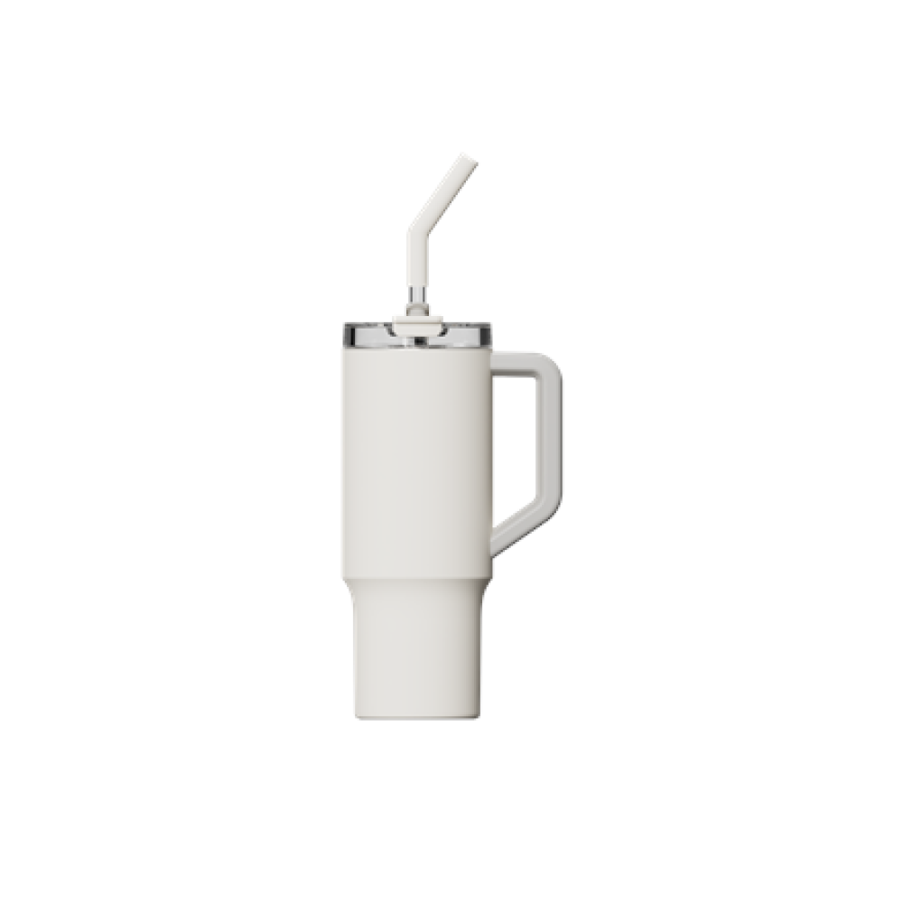 Xiaomi , Straw Mug , Capacity 1 L , Material Stainless steel , White