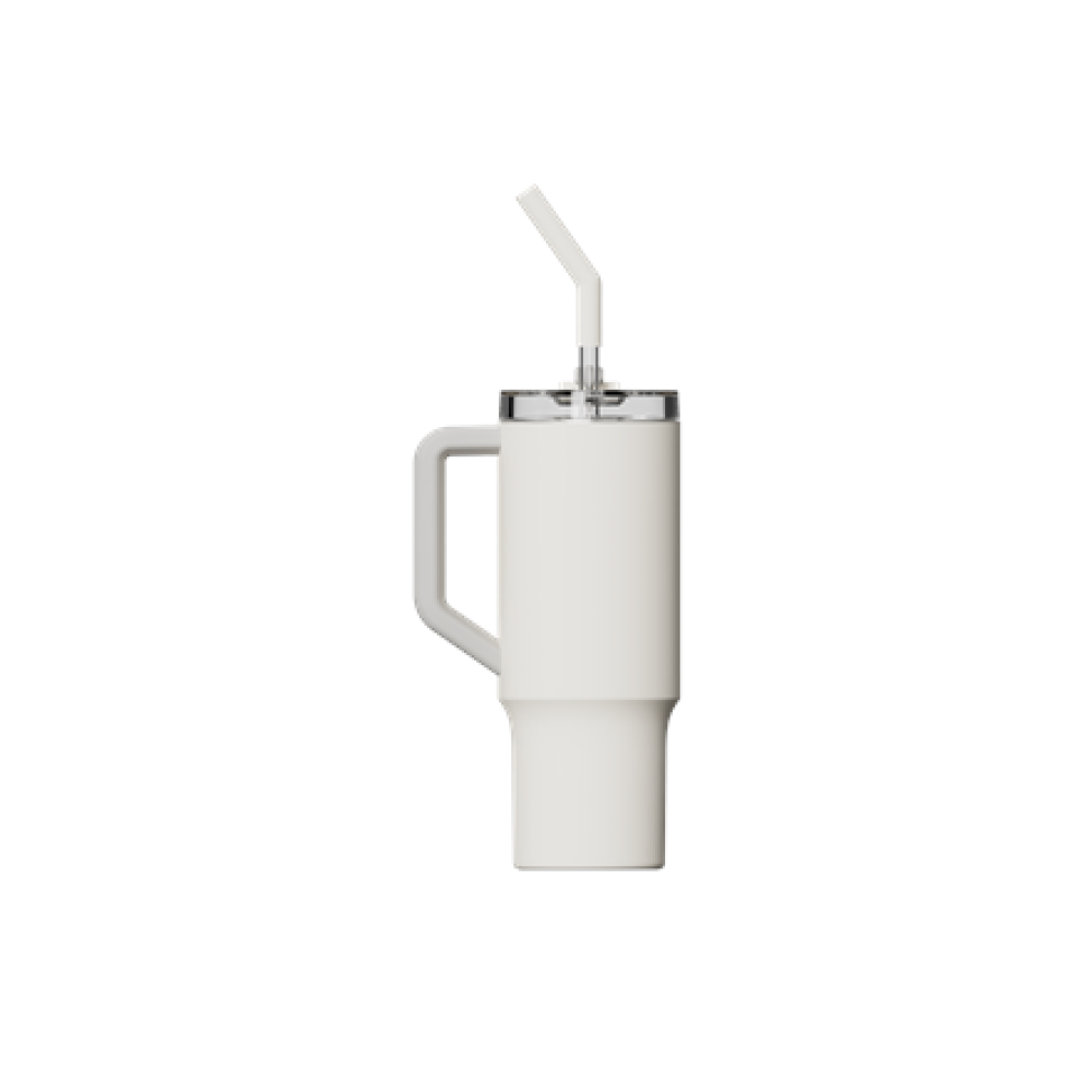Xiaomi , Straw Mug , Capacity 1 L , Material Stainless steel , White
